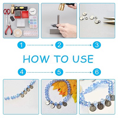 Iron Seal Stamps Set AJEW-PH0002-05-1