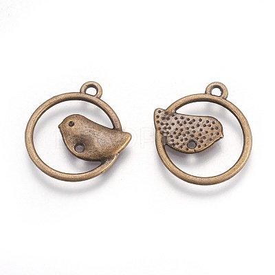 Alloy Pendants X-EA9508Y-AB-1