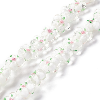 Handmade Lampwork Beads Strands LAMP-D015-08K-1