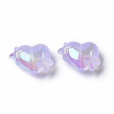 Transparent Acrylic Beads LACR-K004-03-1