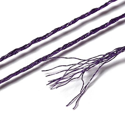 10 Skeins 12-Ply Metallic Polyester Embroidery Floss OCOR-Q057-A11-1