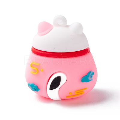 PVC Cartoon Lucky Cat Doll Pendants KY-C008-12D-1