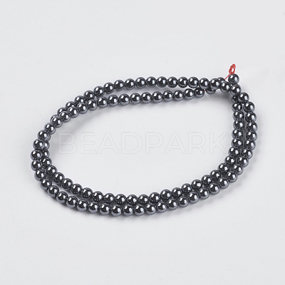 Non-Magnetic Synthetic Hematite Beads G-H1073-1-1