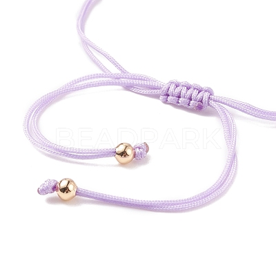 Resin Evil Eye Braided Bead Bracelet BJEW-JB08491-1