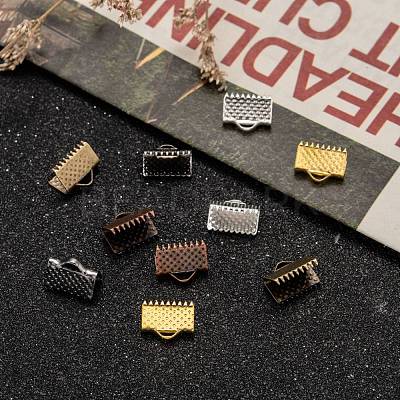 Mixed Iron Ribbon Crimp Ends E143Y-M-1