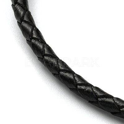 Leather Braided Cord Bracelets BJEW-G675-06G-16-1