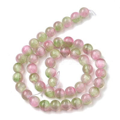Natural Selenite Beads Strands G-P493-01K-1