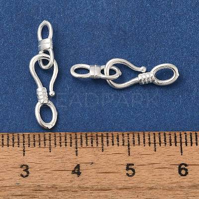 Brass S-Hook Clasps KK-H502-09S-1