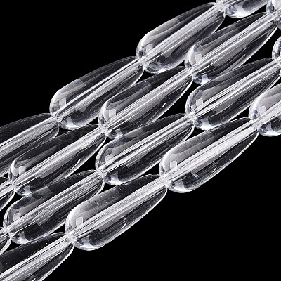 Transparent Glass Beads Strands X-GLAA-Q113-03A-A01-1