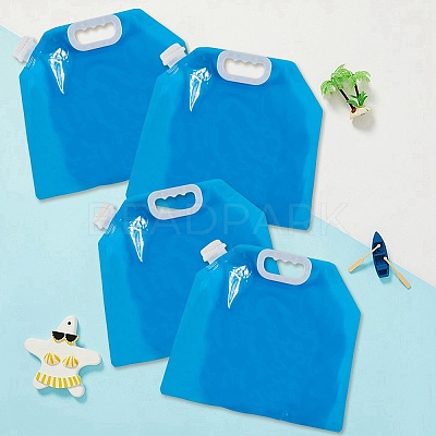 Plastic Outdoor Water Bag AJEW-CN0006-39B-1