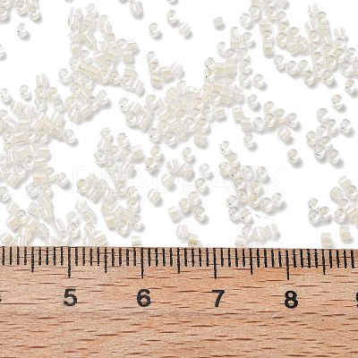 Transparent Inside Colours Glass Seed Beads SEED-H003-04B-1