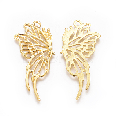 Alloy Open Back Bezel Pendants PALLOY-TAC0009-11G-1