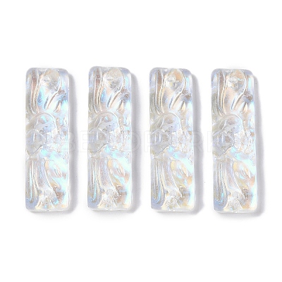 Baking Paint Glass Pendants GLAA-S202-16A-1