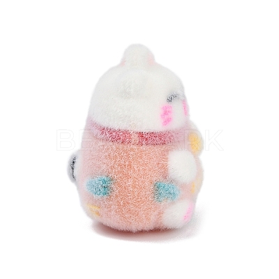 Flocky Resin Pendants RESI-S017-01D-1