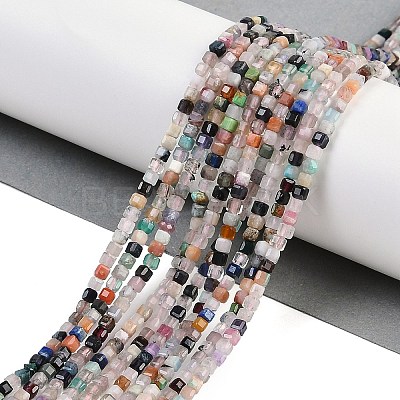 Natural Mixed Gemstone Beads Strands G-K312-01A-01-1