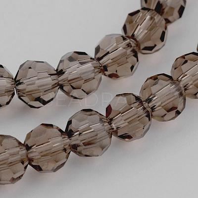 Transparent Glass Bead Strands GLAA-G013-4mm-63-1