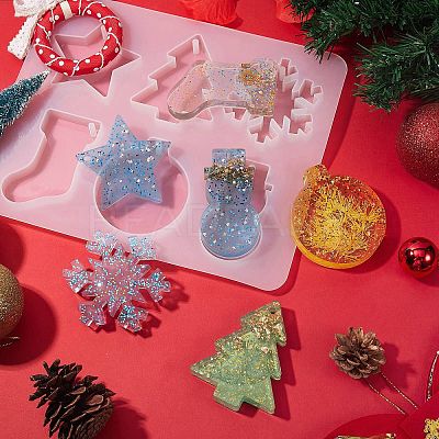 Christmas Theme Pendant DIY Making Kit DIY-SZ0006-09-1