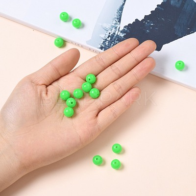 Fluorescent Acrylic Beads MACR-R517-10mm-07-1