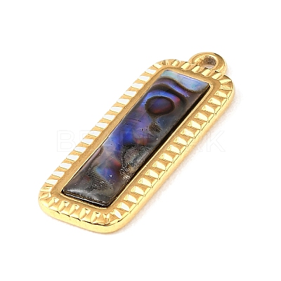 Paua Shell Pendants SSHEL-B145-01D-G-1