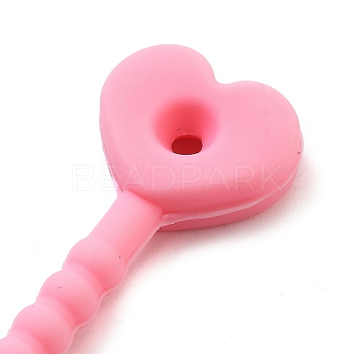 Heart Silicone Cable Ties X-SIL-T057-01I-1