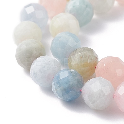Natural Morganite Beads Strands G-S345-10mm-012-1