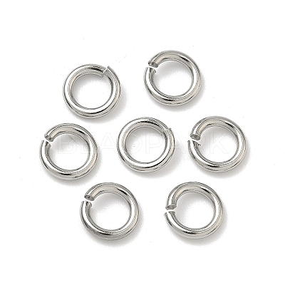 Tarnish Resistant 304 Stainless Steel Open Jump Rings STAS-R065-42-1