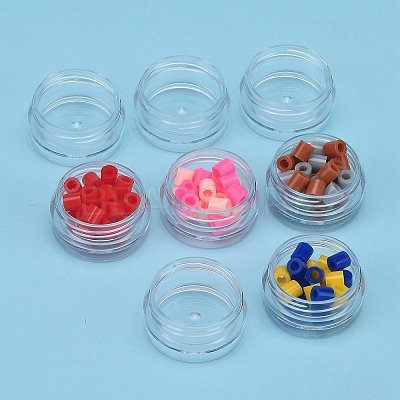 3G PS Plastic Empty Portable Facial Cream Jar MRMJ-WH0020-01B-1