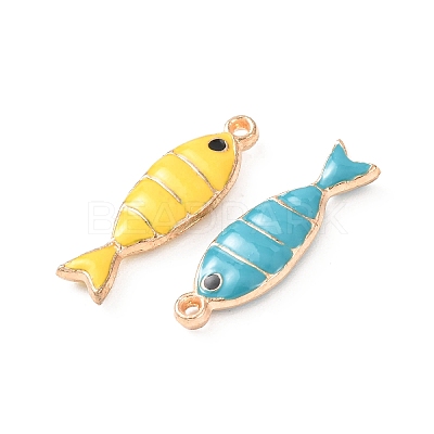 304 Stainless Steel Enamel Pendants X-STAS-K303-09KCG-1