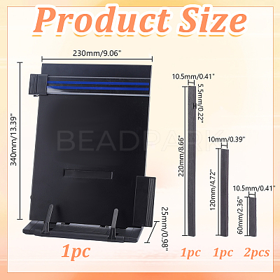 Iron Knit Chart Stand DIY-WH0591-613-1