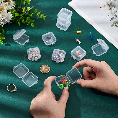 Transparent Plastic Box CON-WH0085-93-1
