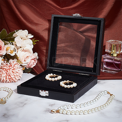Rectangle Jewelry PU Leather Loose Diamond Storage Box CON-WH0094-45A-1