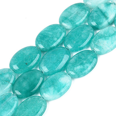 Dyed Natural White Jade Beads Strands G-N370-01A-05-1