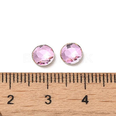 Glass Rhinestone Cabochons RGLA-P037-10A-D223-1
