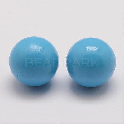 Brass Chime Ball Beads Fit Cage Pendants KK-G298-16mm-11-1
