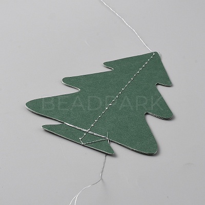 Paper Christmas Tree AJEW-WH0401-84C-1