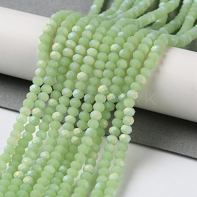 Imitation Jade Glass Beads Strands X1-EGLA-A034-J2mm-MB01-1