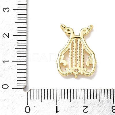 Brass Micro Pave Clear Cubic Zirconia Pendants KK-D289-01G-03-1