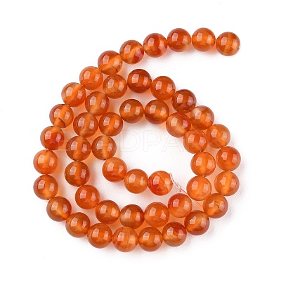 Natural Carnelian Beads Strands G-G0003-C06-1