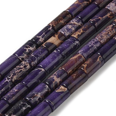 Natural Imperial Jasper Beads Strands G-Q169-A02-01G-1