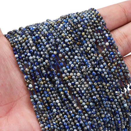 Natural Lapis Lazuli Beads Strands G-RM2025-A04-2mm-1