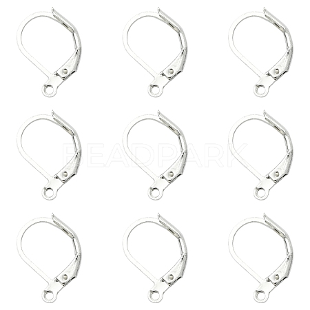 100Pcs Brass Leverback Earring Findings KK-YW0003-37P-1