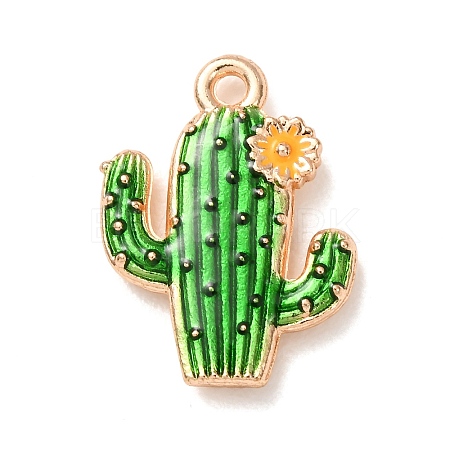 Alloy with Enamel Pendants AL-CBA9CD2-02G-1