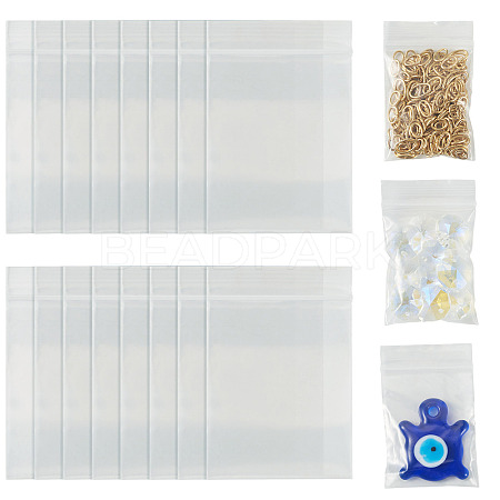 Transparent Plastic Resealable Packaging Bags OPP-TADJ0001-05E-1