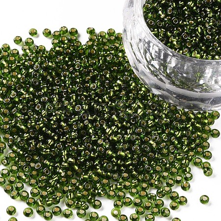 12/0 Grade A Round Glass Seed Beads SEED-Q007-F55-1