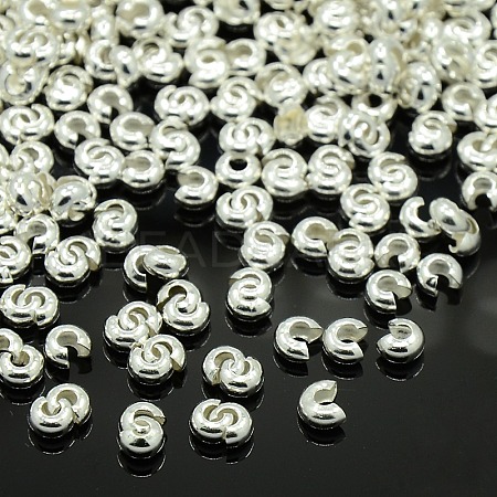 Brass Crimp Beads Covers EC266-1S-1