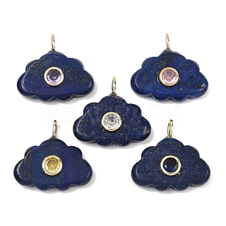 Dyed Natural Lapis Lazuli Pendants GG-CBA5B00-01G-05-1