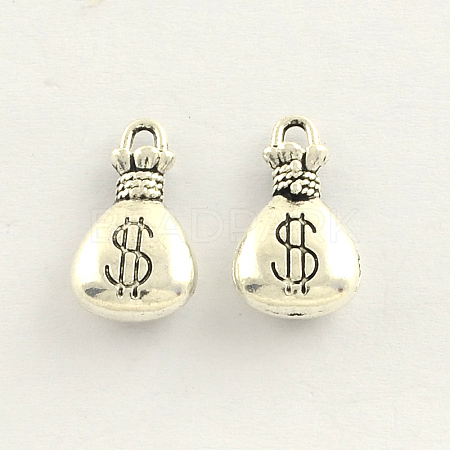 Tibetan Style Zinc Alloy Charms TIBEP-S288-10-1