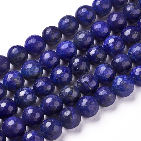Natural Lapis Lazuli Beads Strands G-D840-38-10mm-1