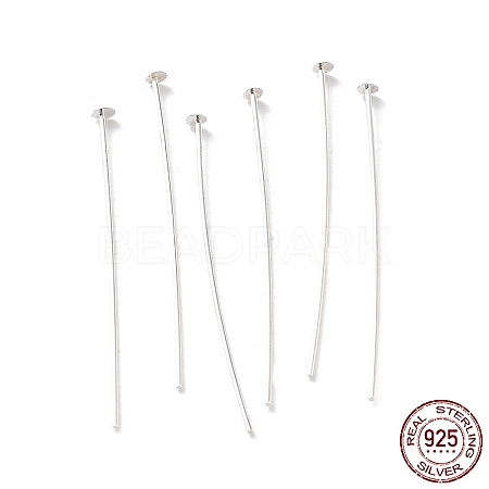 925 Sterling Silver Flat Head Pins STER-M117-03A-S-1
