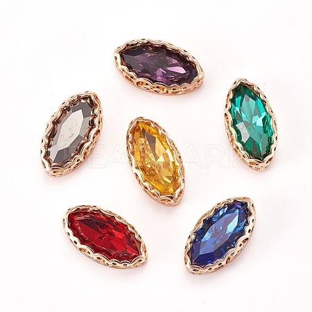 Sew on Rhinestone RGLA-P024-M-7x15-1